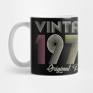 Vintage 1976 Original Part Men Women 44 Birthday Gift Mug